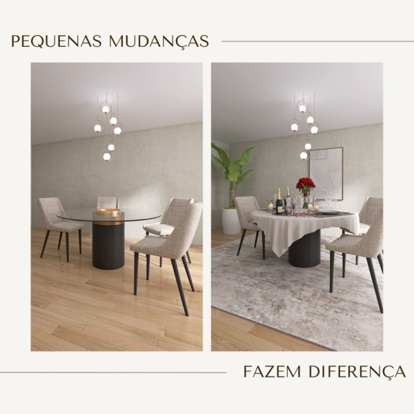 Toque decorativo - 1 ambiente