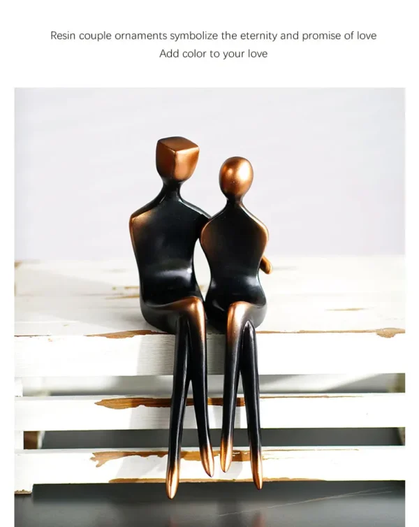 Escultura "Amor em Bronze"