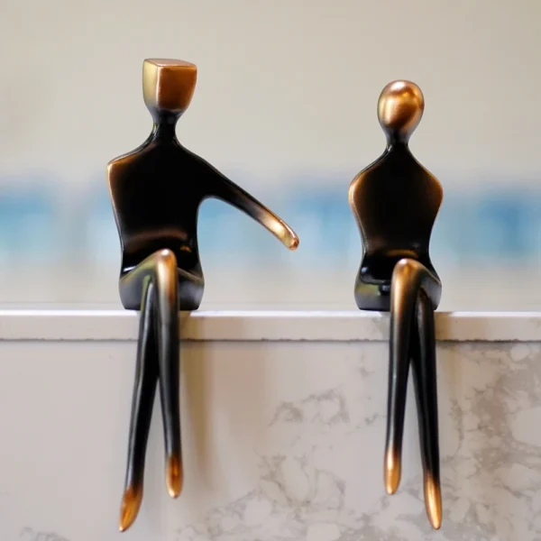 Escultura "Amor em Bronze"
