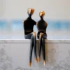 Escultura "Amor em Bronze"