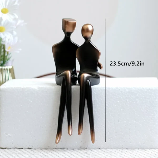 Escultura "Amor em Bronze"
