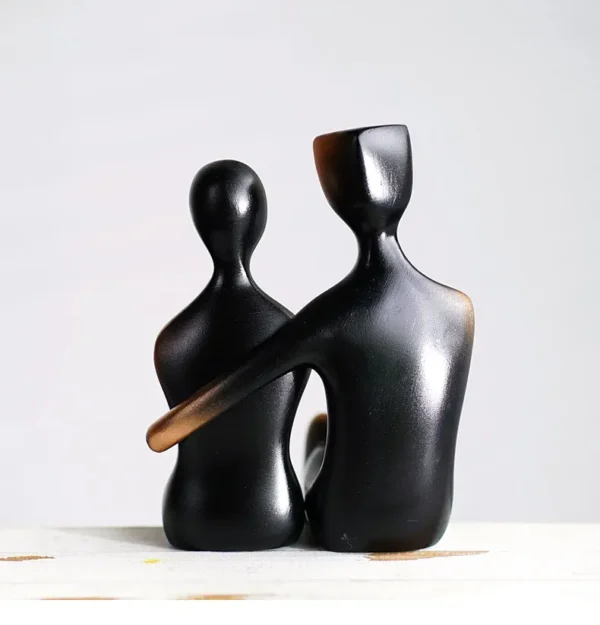 Escultura "Amor em Bronze"