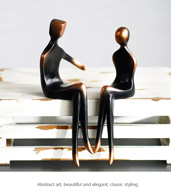 Escultura "Amor em Bronze"
