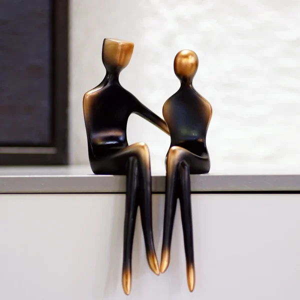 Escultura "Amor em Bronze"
