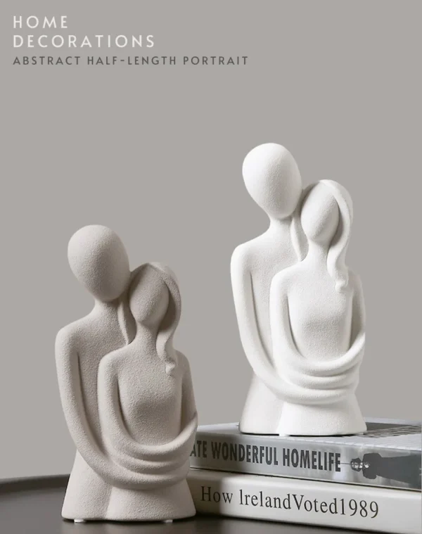 Escultura Abstrata Amor Eternizado