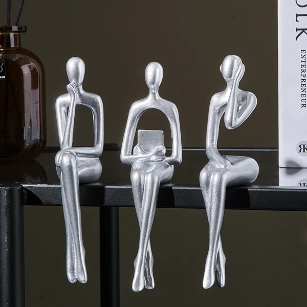 Esculturas Abstratas "The Thinker"