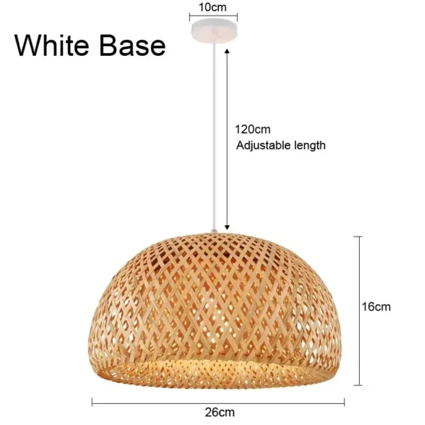 Candeeiro de Teto em Bambu e Vime — Elegância Natural para a Sua Casa