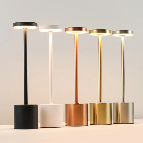 Candeeiro de Mesa LED com Sensor Touch e Bateria Recarregável