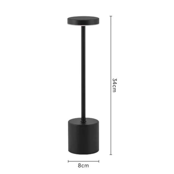 Candeeiro de Mesa LED com Sensor Touch e Bateria Recarregável