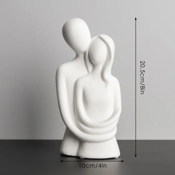 Escultura Abstrata Amor Eternizado