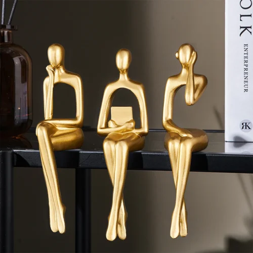 Esculturas Abstratas "The Thinker"