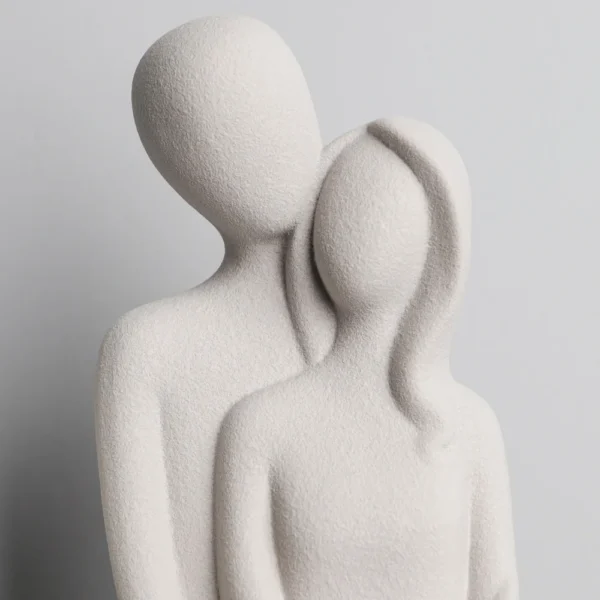 Escultura Abstrata Amor Eternizado