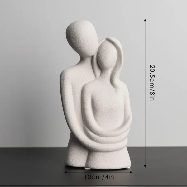 Escultura Abstrata Amor Eternizado