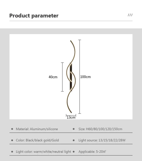 Arandela LED Minimalista