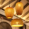 Candeeiro de Teto em Bambu e Vime — Elegância Natural para a Sua Casa