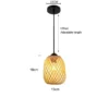 Candeeiro de Teto em Bambu e Vime — Elegância Natural para a Sua Casa