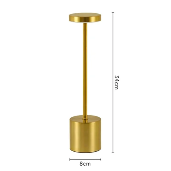 Candeeiro de Mesa LED com Sensor Touch e Bateria Recarregável