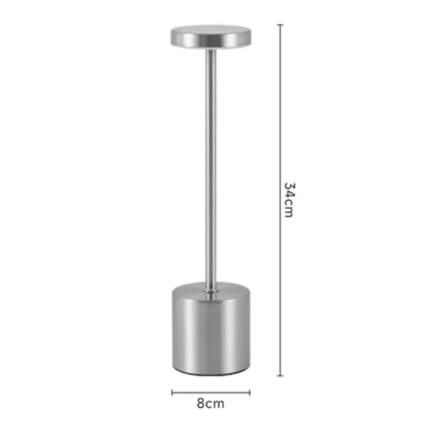 Candeeiro de Mesa LED com Sensor Touch e Bateria Recarregável
