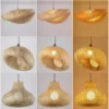 Candeeiro de Teto em Bambu e Vime — Elegância Natural para a Sua Casa