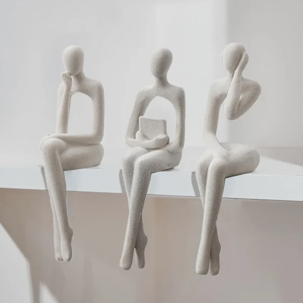 Esculturas Abstratas "The Thinker"