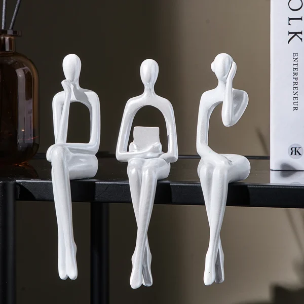 Esculturas Abstratas "The Thinker"