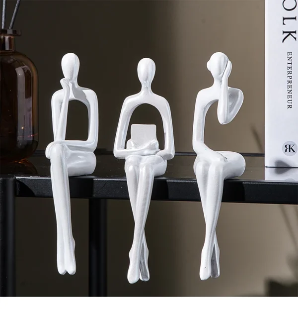 Esculturas Abstratas "The Thinker"