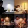 Candeeiro de Mesa LED com Sensor Touch e Bateria Recarregável