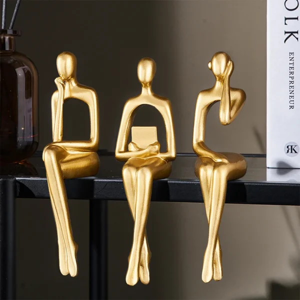 Esculturas Abstratas "The Thinker"