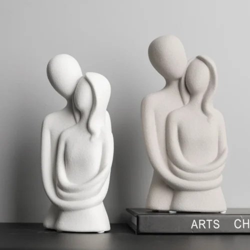 Escultura Abstrata Amor Eternizado