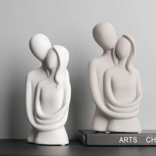 Escultura Abstrata Amor Eternizado