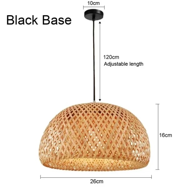 Candeeiro de Teto em Bambu e Vime — Elegância Natural para a Sua Casa