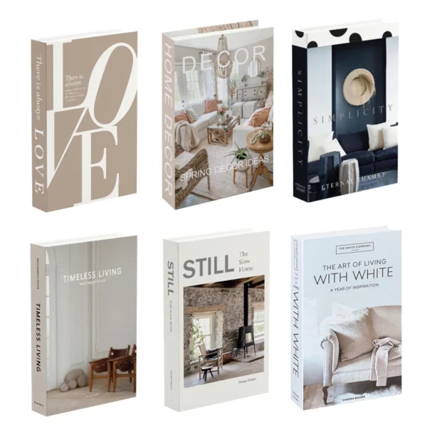 Livros Decorativos Falsos