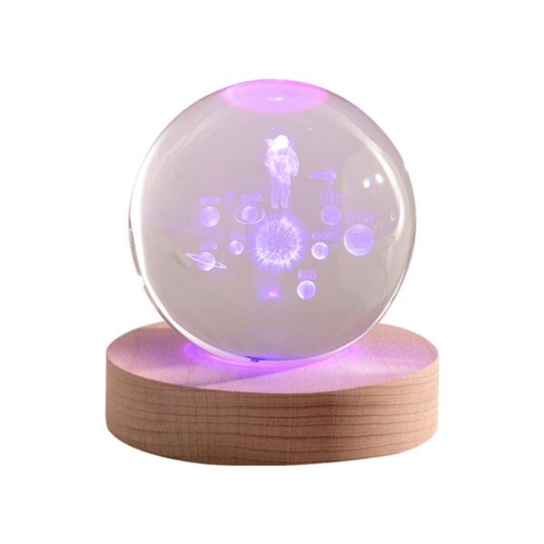 Bola de vidro ornamental 3D