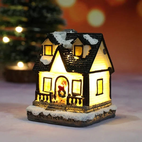 Mini Casa de Natal Iluminada