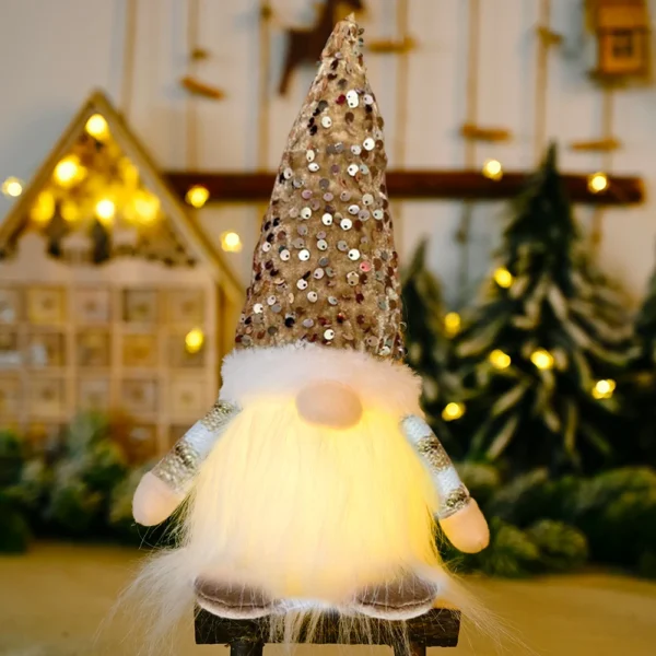 Gnomos de Natal Luminosos