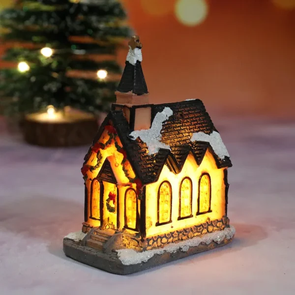 Mini Casa de Natal Iluminada