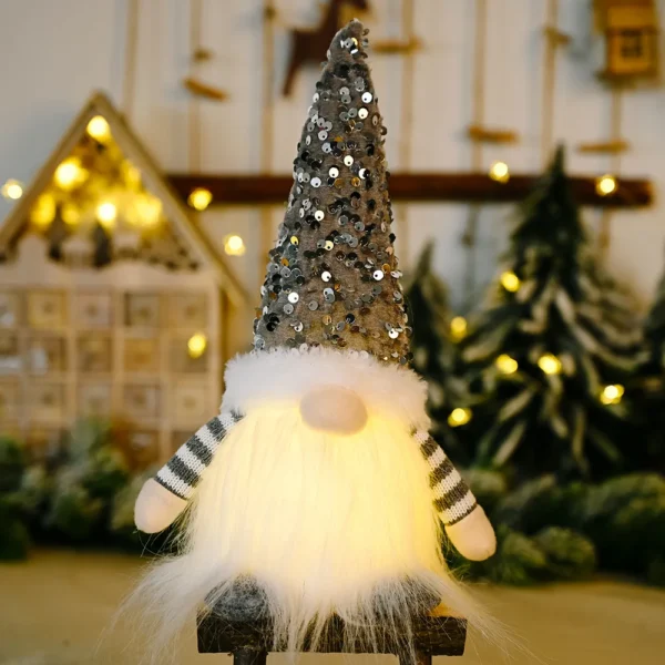 Gnomos de Natal Luminosos