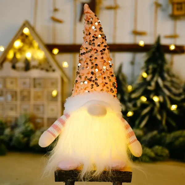 Gnomos de Natal Luminosos