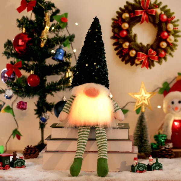 Gnomos de Natal Luminosos